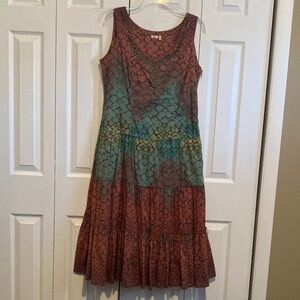 Bohemian/ Western Style dress..  size 8